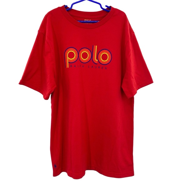 Polo Ralph Lauren Other - Polo Ralph Lauren Boys Short Sleeve Red Retro Logo T-Shirt